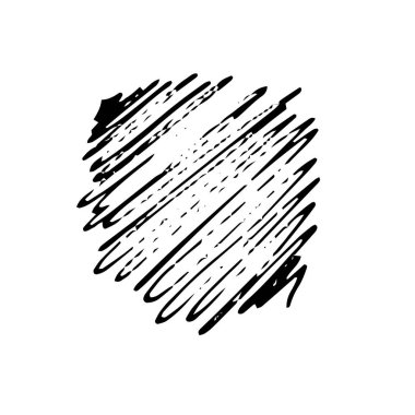 Grunge tükenmez kalem kontur