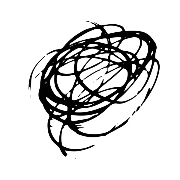 Grunge Ink pen tah — Stockový vektor