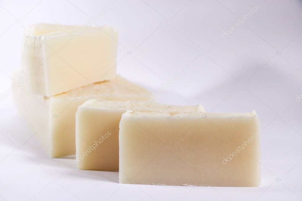 Bars of natural organic soap