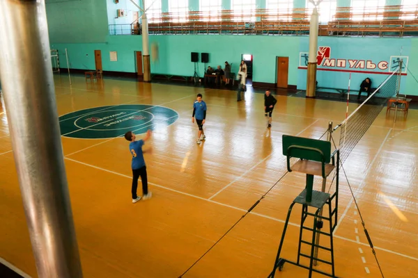 Interior of a sport games hall — Stock Photo, Image