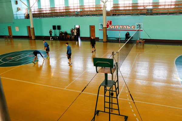 Interior of a sport games hall — Stock Photo, Image