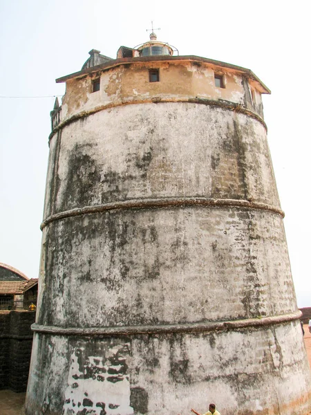 Форт Aguada та його маяк — стокове фото