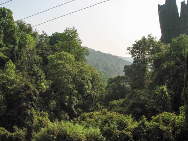 Kaya oluşumları Yana Karnataka, Hindistan. Büyük kaya