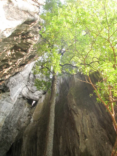 Klippformationer i Yana Karnataka, Indien. Massiva rock — Stockfoto