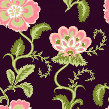 Çiçekler pürüzsüz desen