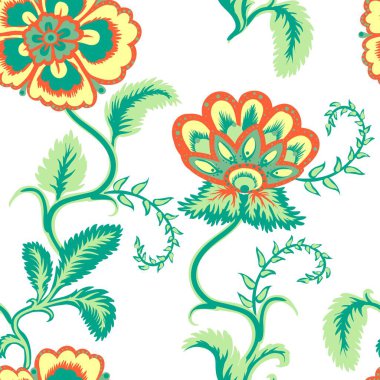 Çiçekler pürüzsüz desen