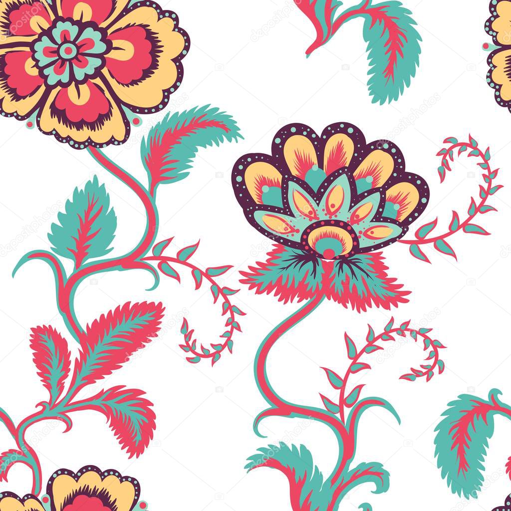 Flowers Seamless pattern