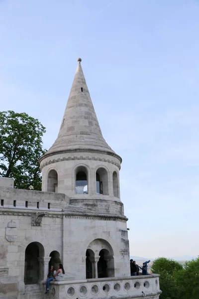 Budapeste. Vista do Bastião dos Pescadores — Fotografia de Stock