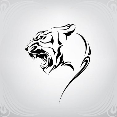 Aslan kafasından süsleme