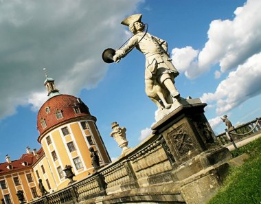 Moritzburg castle, Saxony, Germany. Schloss Moritzburg. Hunting 