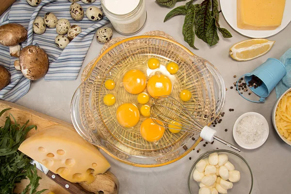 Malzemeler frittata kiş vejeteryan diyet yemek giderleri. Örneğin