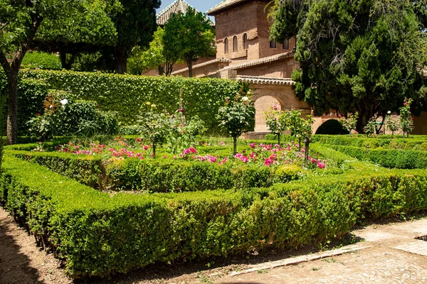 Jardín Alhambra Del Generalife Granada Andalucía España —  Fotos de Stock