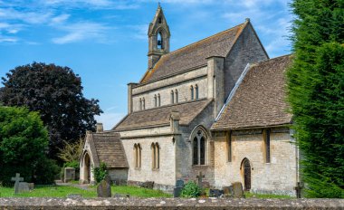 Hillesley, Gloucestershire, İngiltere 'deki St. Giles Kilisesi.