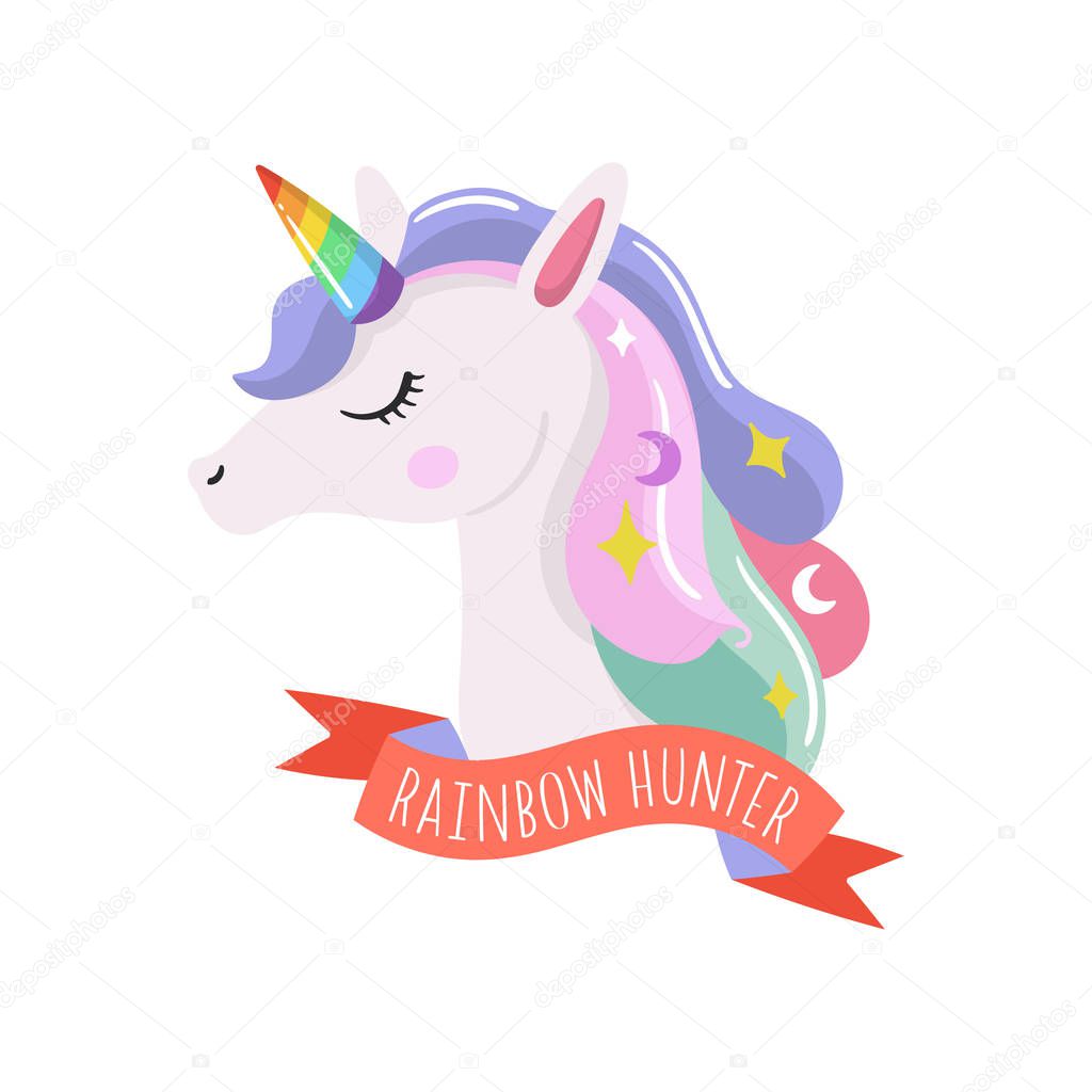 Cute LGBTQ pride print. Colorful design elements and typography. Vector hand drawn illustration and lettering. Pride Month poster, banner, logo design.