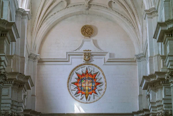 Contrefaçade Dans Cathédrale Notre Dame Assomption Grenade Andalousie Espagne Juin — Photo