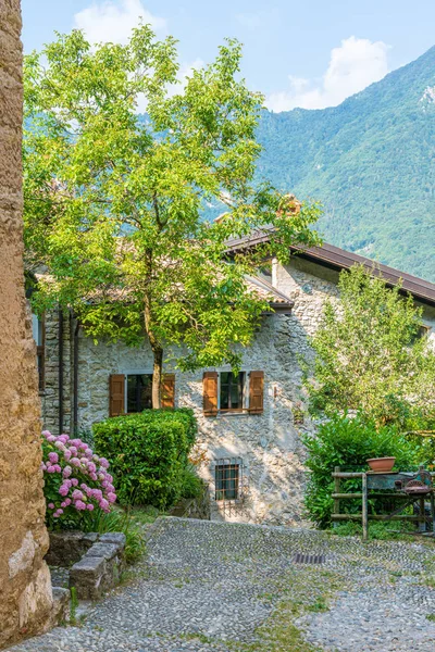 Malebná Vesnice Canale Tenno Provincii Trento Trentino Alto Adige Itálie — Stock fotografie