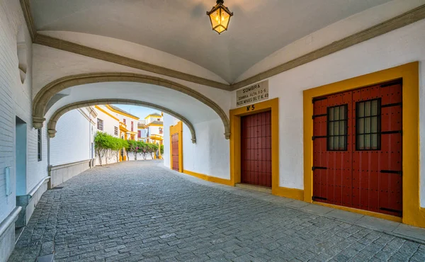 Vista Panorâmica Plaza Toros Sevilha Andaluzia Espanha — Fotografia de Stock