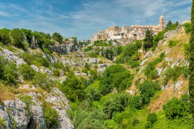 Panoramic sight of Gravina in Puglia on a sunny summer day, province of Bari, Puglia (Apulia), southern Italy.