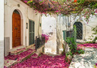 Scenic sight in Peschici, beautiful village in the Gargano region of Puglia (Apulia), Italy