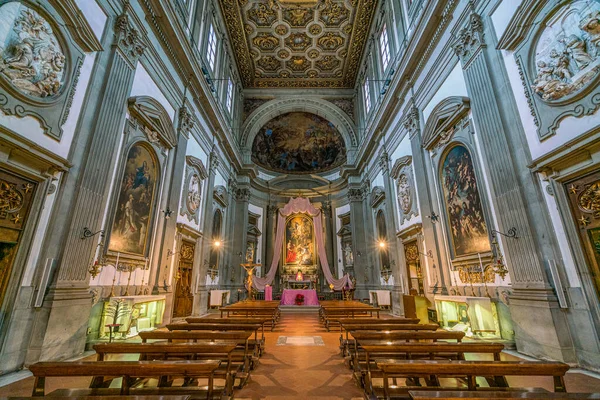 Interieur San Filippo Neri Kerk Florenze Toscane Italië — Stockfoto