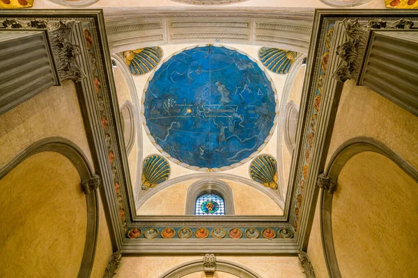 Sagrestia Vecchia Sint Laurentiusbasiliek Florence Toscane Italië — Stockfoto