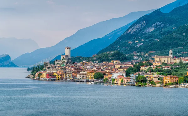 Malcesine Beautiful Little Town Lake Garda Veneto Province Verona Italy — 스톡 사진