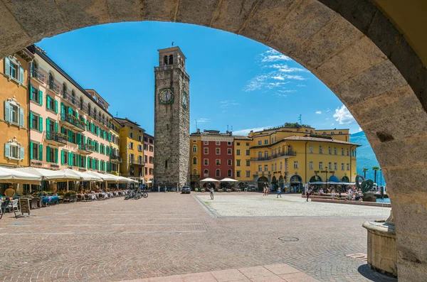 Pintoresco Pueblo Riva Del Garda Lago Garda Provincia Trento Trentino — Foto de Stock