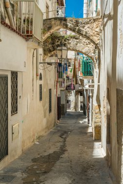 Scenic summer sight in Vieste, Province of Foggia, Puglia (Apulia), Italy.
