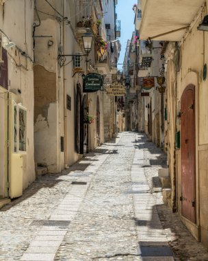 Scenic summer sight in Vieste, Province of Foggia, Puglia (Apulia), Italy.