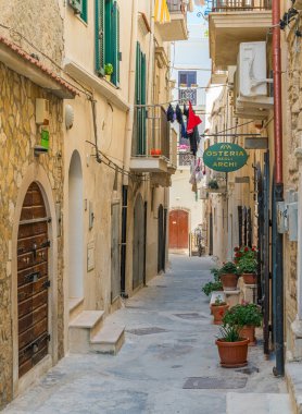 Scenic summer sight in Vieste, Province of Foggia, Puglia (Apulia), Italy.
