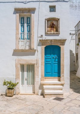 Scenic sight in Martina Franca on a sunny summer morning, province of Taranto, Apulia, southern Italy.