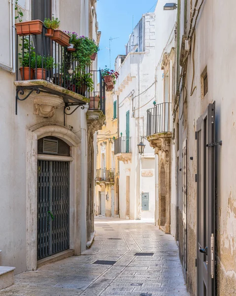 Scenic Sight Martina Franca Sunny Summer Morning Province Taranto Apulia — Stockfoto
