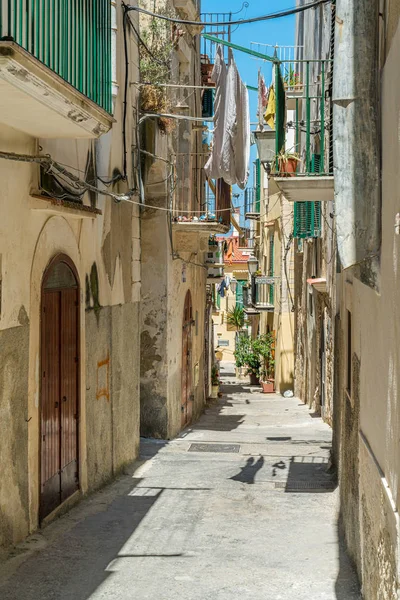 Vistas Verão Vieste Província Foggia Puglia Apulia Italia — Fotografia de Stock