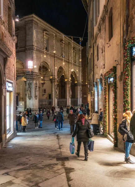 Pittoresk Uitzicht Siena Tijdens Kerstperiode Toscane Italië December 2019 — Stockfoto