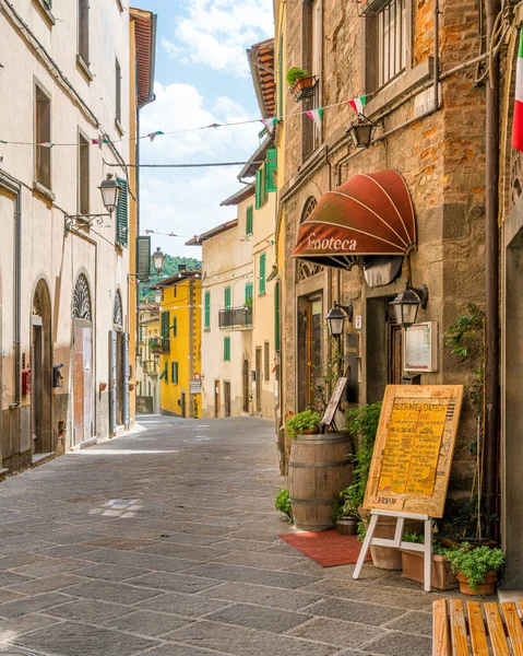 Loro Ciuffenna Dorp Italiaanse Provincie Arezzo Italiaanse Regio Toscane Midden — Stockfoto