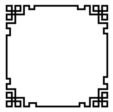 Çin kenarlık çerçevesi