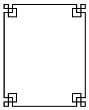 Çin kenarlık çerçevesi