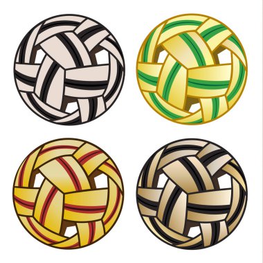 sepak topu, takraw vektör seti