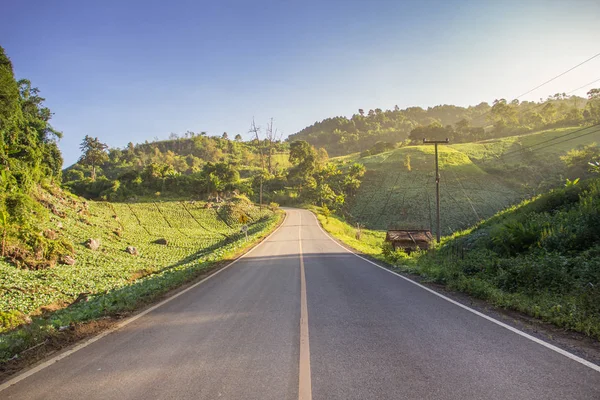 Asphalt Paved Road Country — Stock Photo, Image