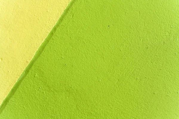 Zelené a žluté cementu stěny — Stock fotografie
