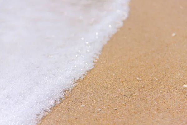 Schöne Meereswelle Strand Der Sommersaison — Stockfoto