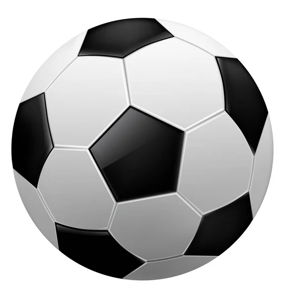 Futbol topu, vektör — Stok Vektör
