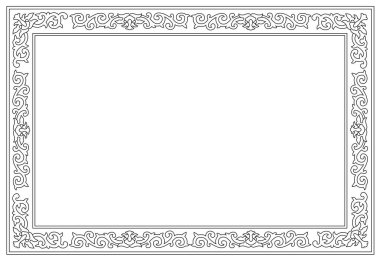 çiçek sınır tasarlamak çerçeve