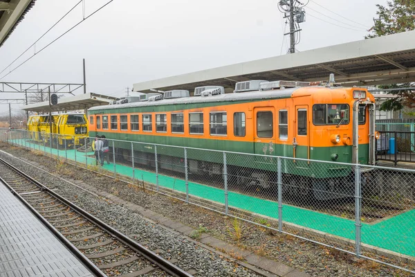 Tren detenido en la estación de tren de Karuizawa — Foto de Stock