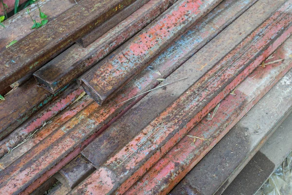 Rust barra de acero para materia prima — Foto de Stock