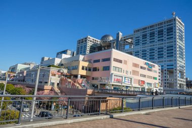  Aqua City Odaiba ve Fuji Tv Binası Odtokyo Japonya