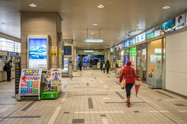 Porta da estação de Toyama — Fotografia de Stock