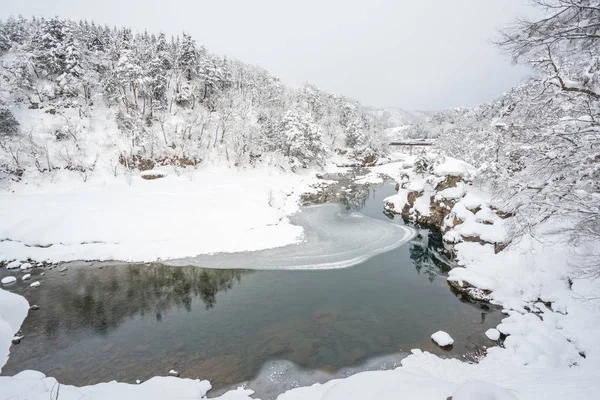 시라카와고에서 고 대 마에서 강 — 스톡 사진