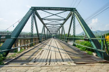 Memorial Köprüsü Pai bölgesinde, Tayland.