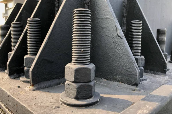 Bolts Nuts Construction Structure — Stock Photo, Image